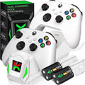 Xbox Controller Charger Station, 2 X5520Mwh Rechargeable Battery Pack for Xbox Series S/Xbox One X/One S/Xbox Elite/ Xbox Series X Controller