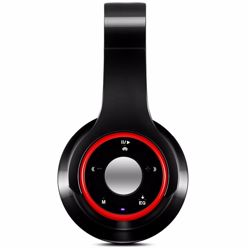 Foldable Colorful Wireless Stereo Bluetooth Over-Ear Headphones with Microphone and TF Card Play for Kids Children Women Men